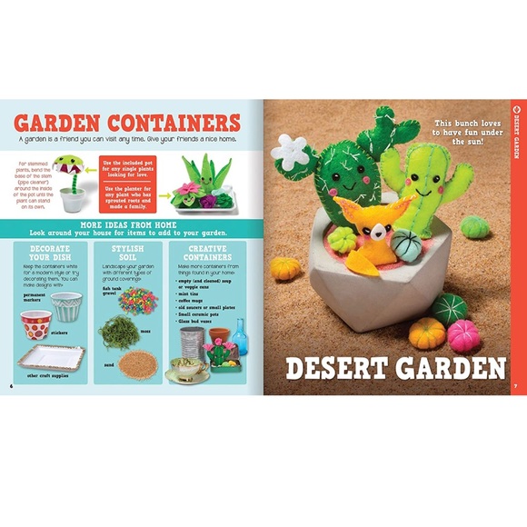💕Sew Mini Gardens (Klutz Craft Kit) - Picture 4 of 9
